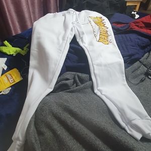 White sweatpants
